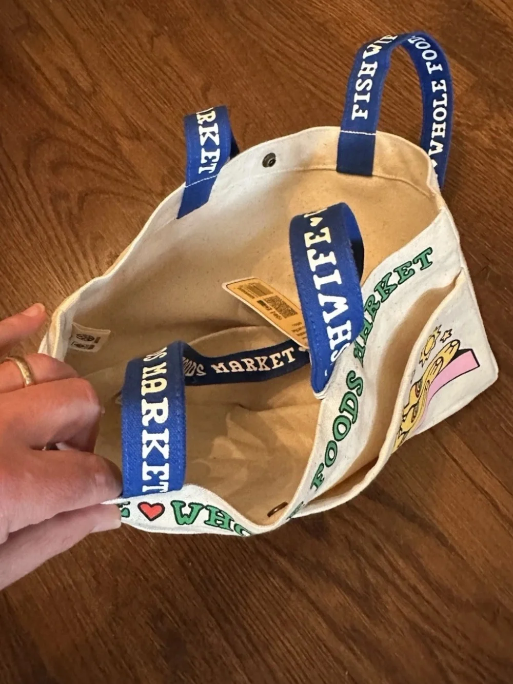 Fishwife x Whole Foods Market Complete 3-Piece Tote Set Large Medium Micro NWT